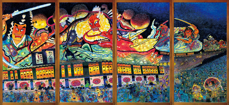 襖絵「青森ねぶた」